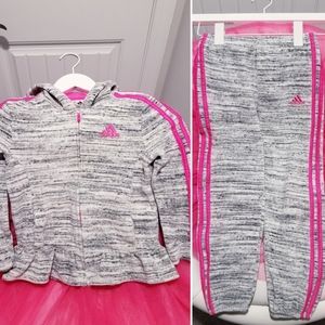 GIRLS ADIDAS VELOUR ACTIVE WEAR
